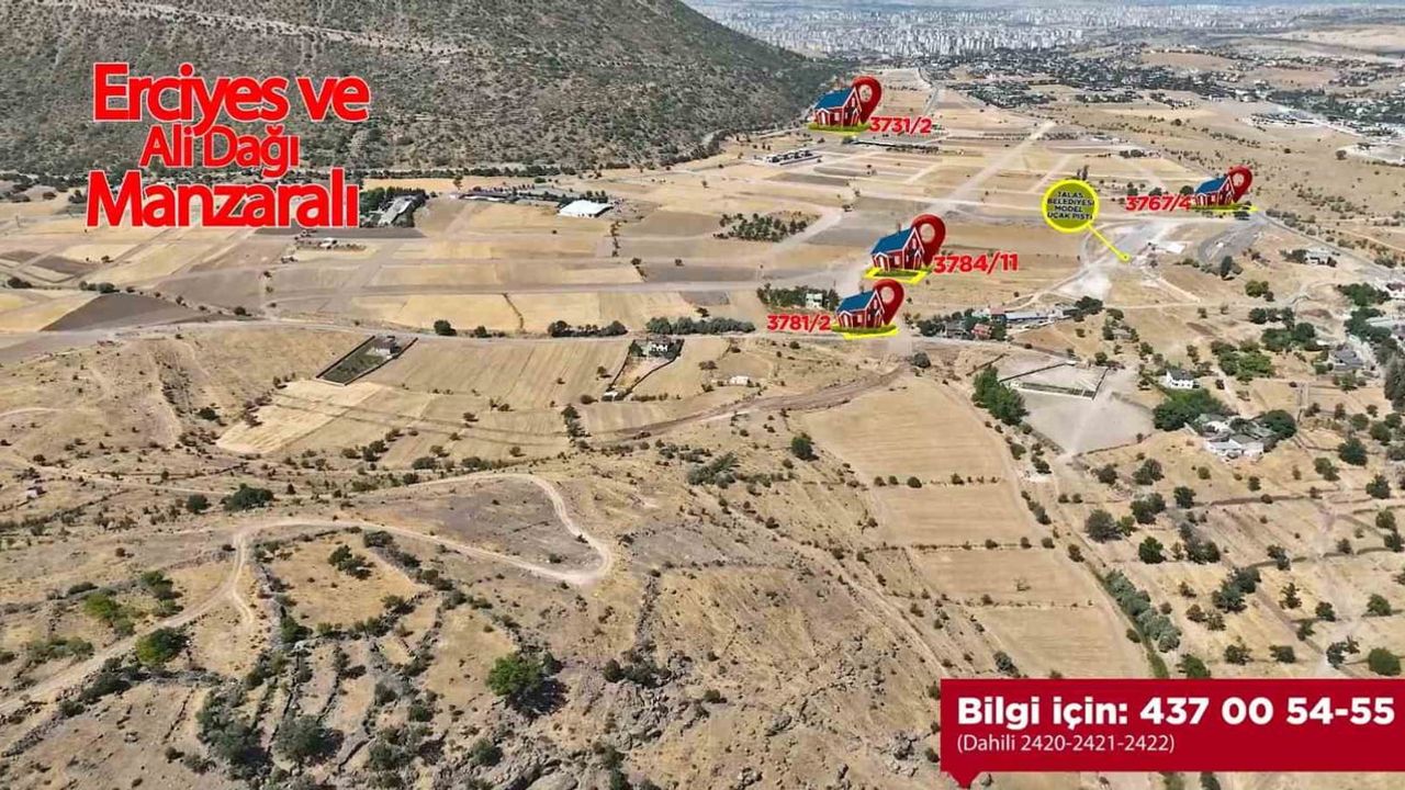 Talas Belediyesi'nden Akçakaya ve Endürlük'te 20 Villa Parseli İhalesi