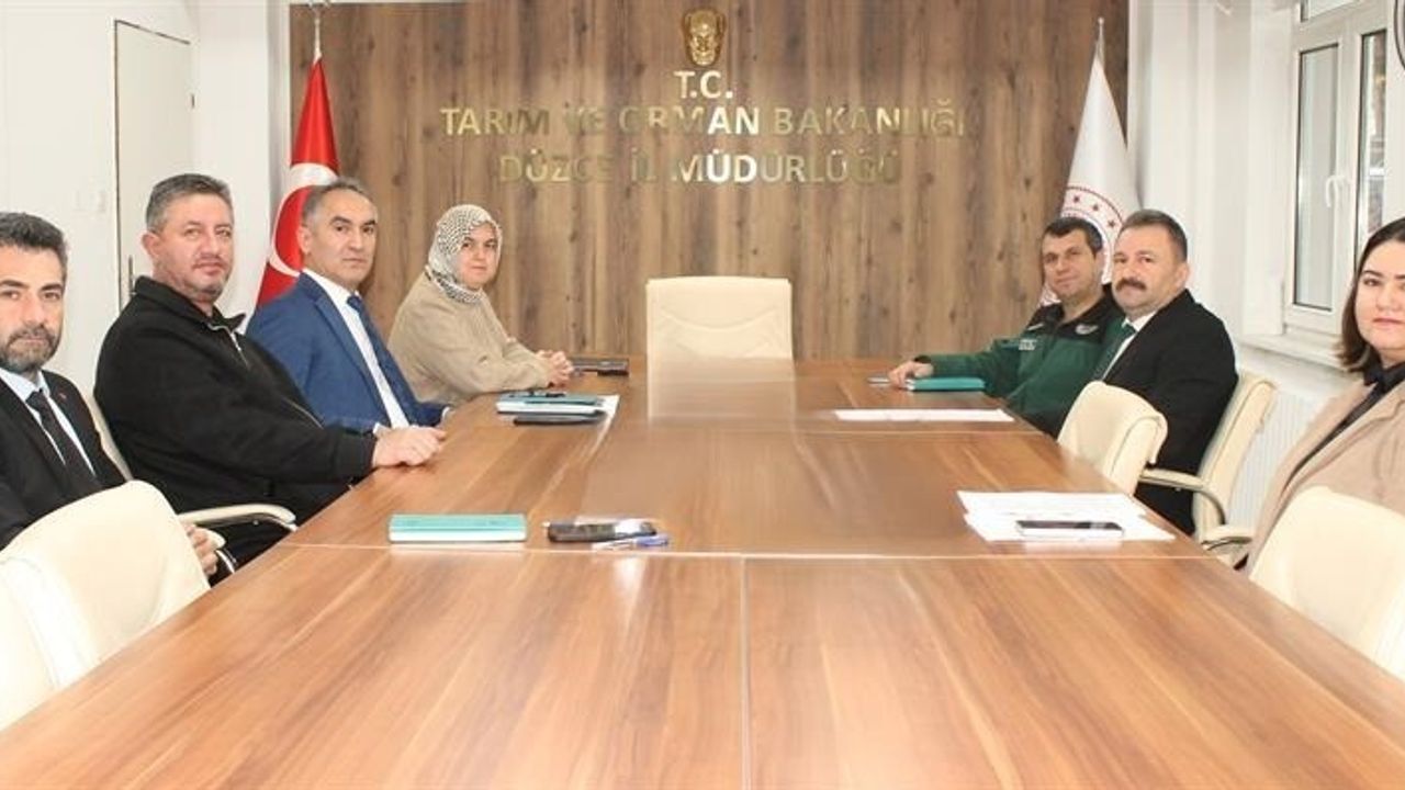 Tarım ve Orman Bakanlığı Müdürleri Düzce'de Koordinasyon Toplantısı