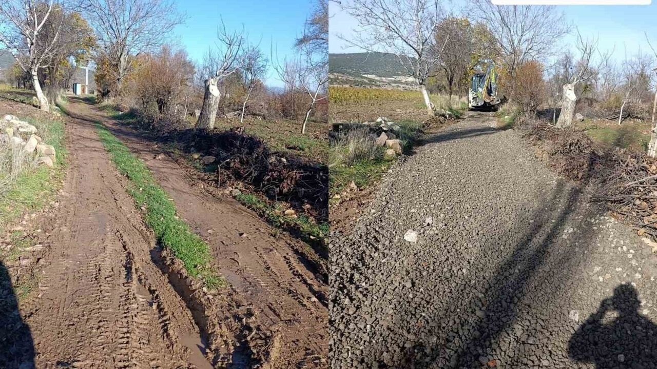 Tavas Belediyesi Fen İşleri'nden Yol, Durak ve Tesis Atağı