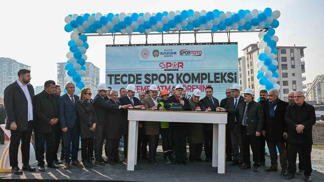 Tecde Spor Kompleksi'nin Temeli Atıldı — Malatya'ya 2,5 Milyar TL Spor Yatırımı