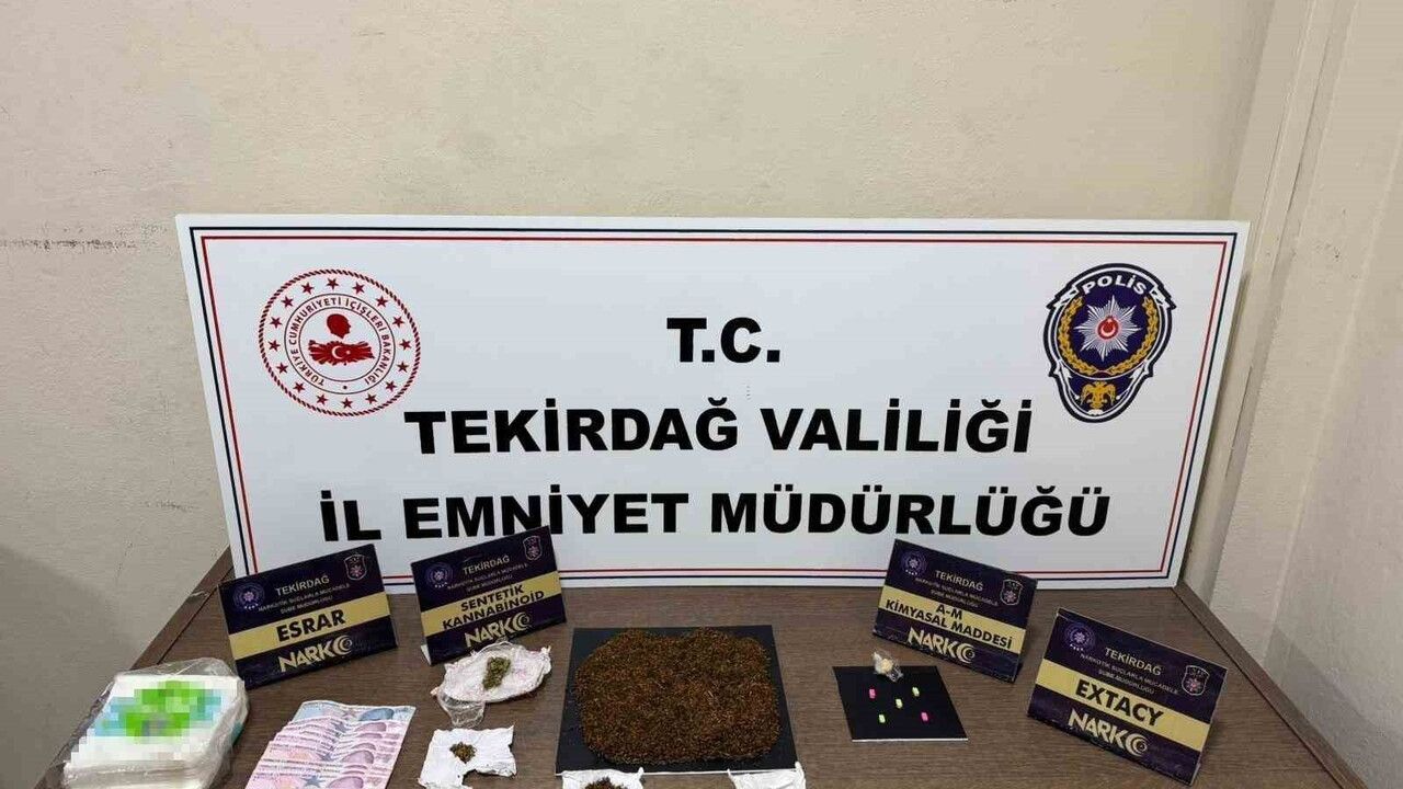 Tekirdağ'da Narkotik Operasyonu — 16 Kişi Tutuklandı, 188 Şüpheli