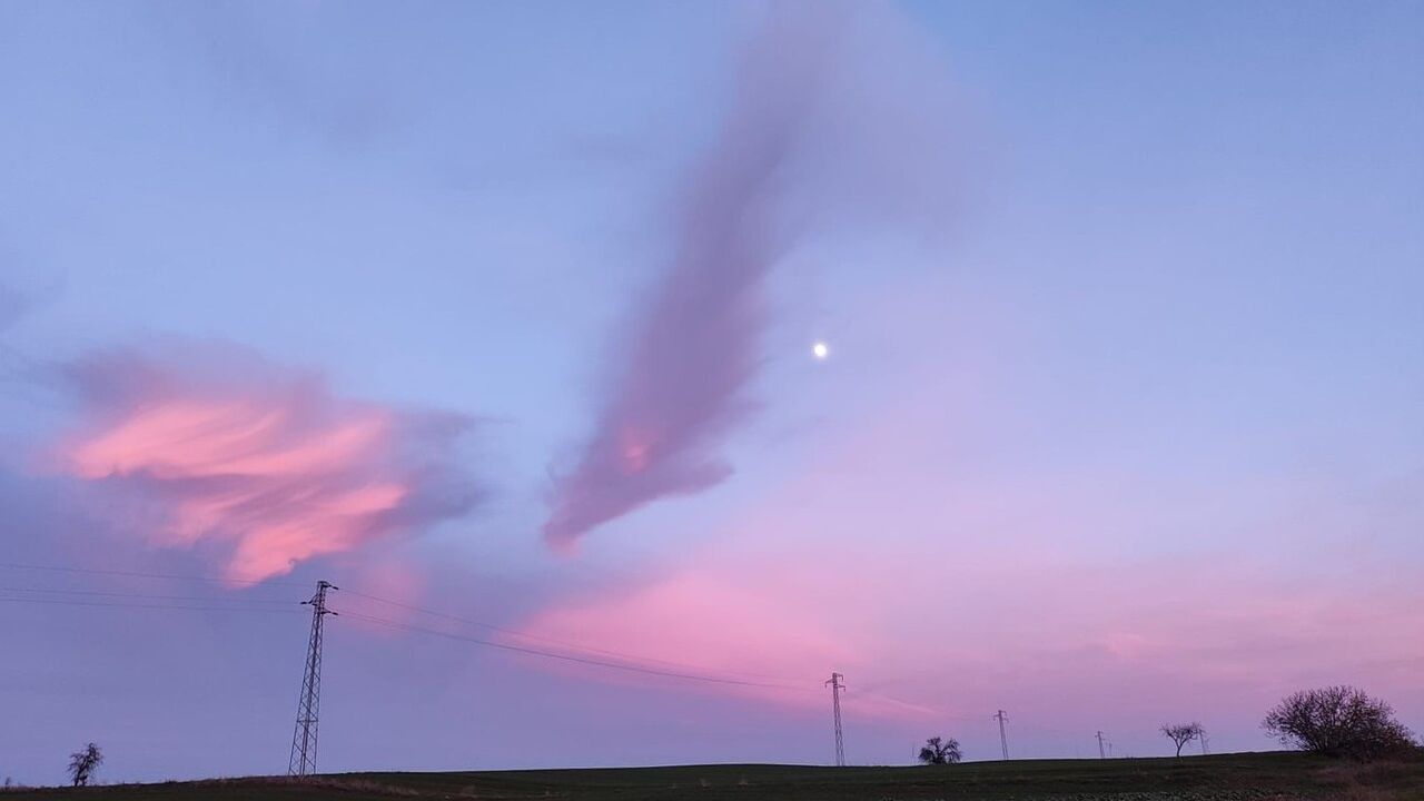 Tekirdağ Muratlı Balabanlı'da Büyüleyen Gün Batımı