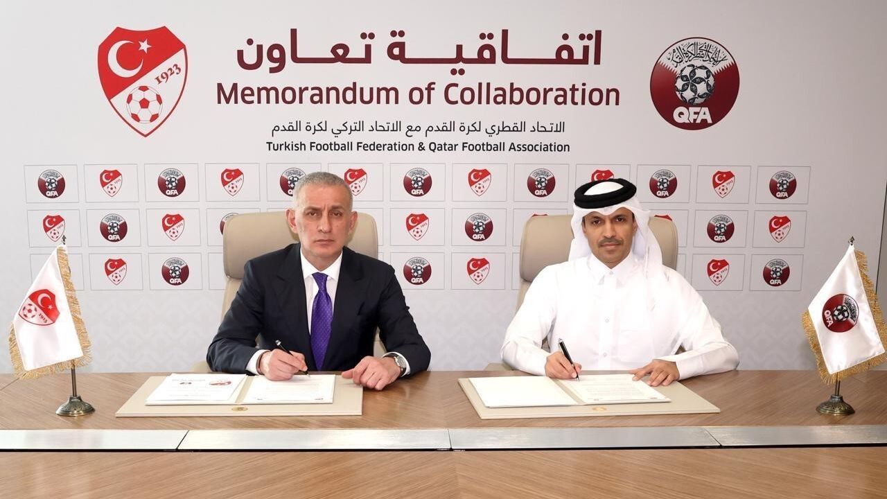 TFF ve Katar Futbol Federasyonu Arasında İş Birliği Anlaşması