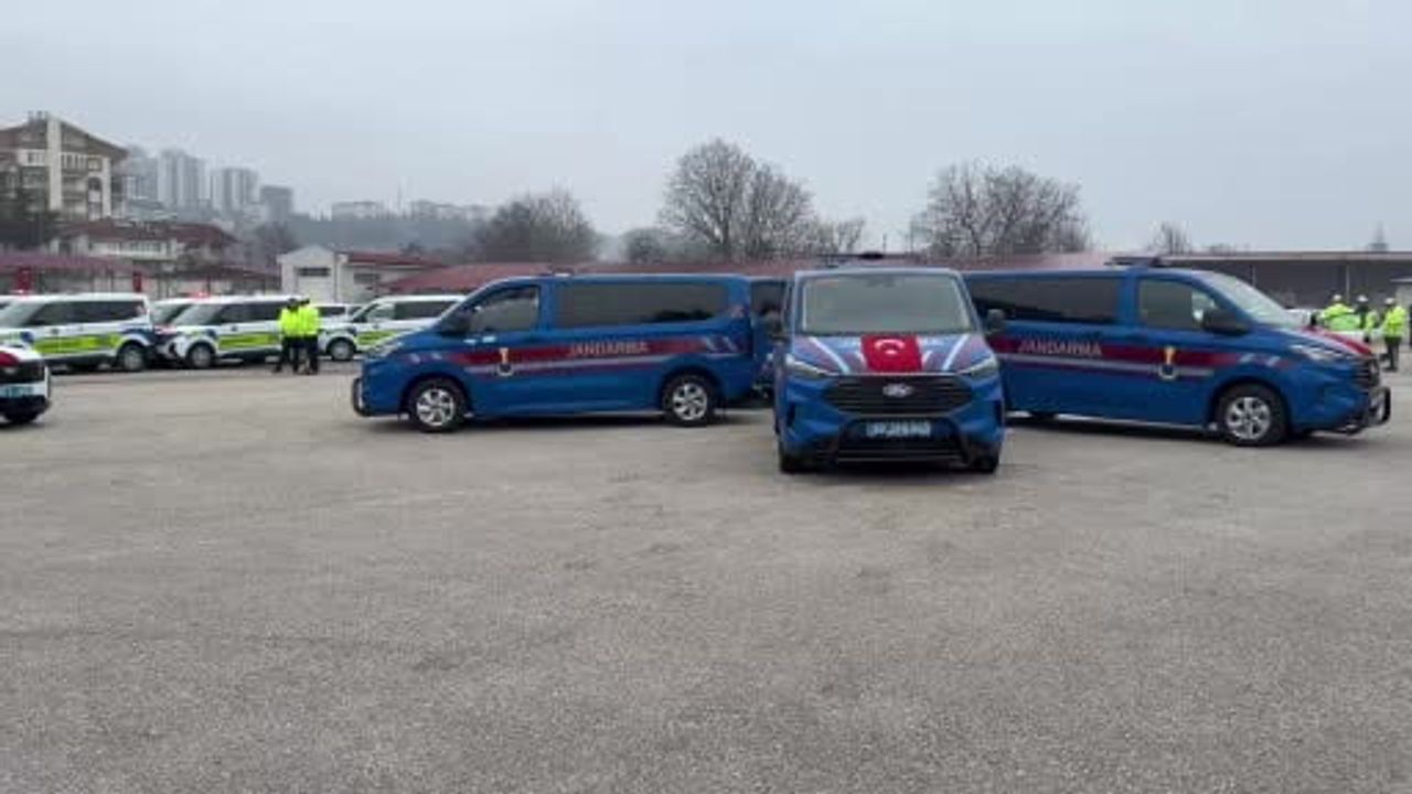 Tokat'a 79 Yeni Hizmet Aracı: 54 Emniyet, 25 Jandarma