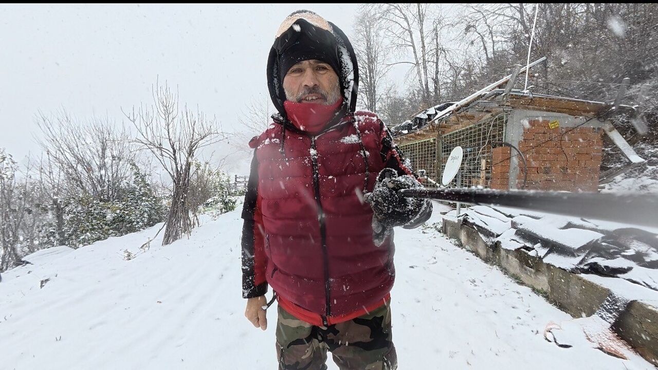 Tokat'ta Başçiftlik ve Reşadiye'de Kar Yağışı