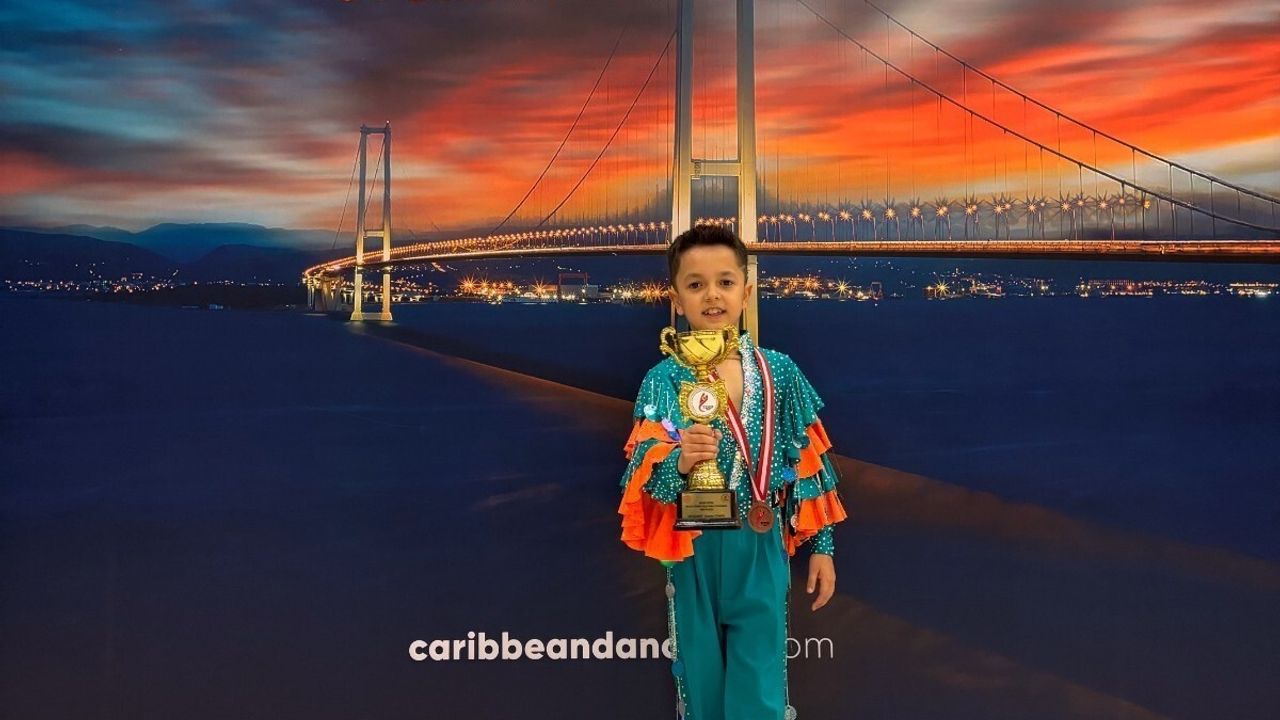 Toprak Çınar Çon, WDSF Karayip Dansları'nda Dünya 3.'sü