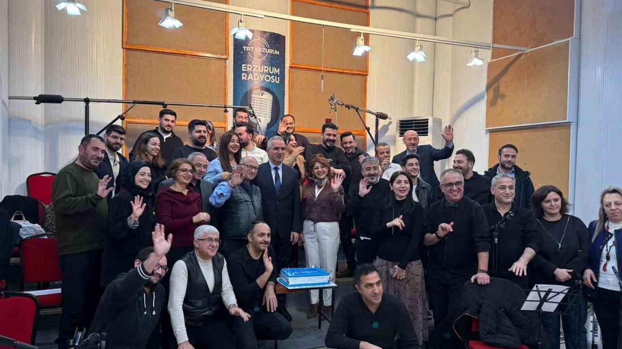 TRT Erzurum Radyosu 65’nci Kuruluş Yıldönümünü Kutladı
