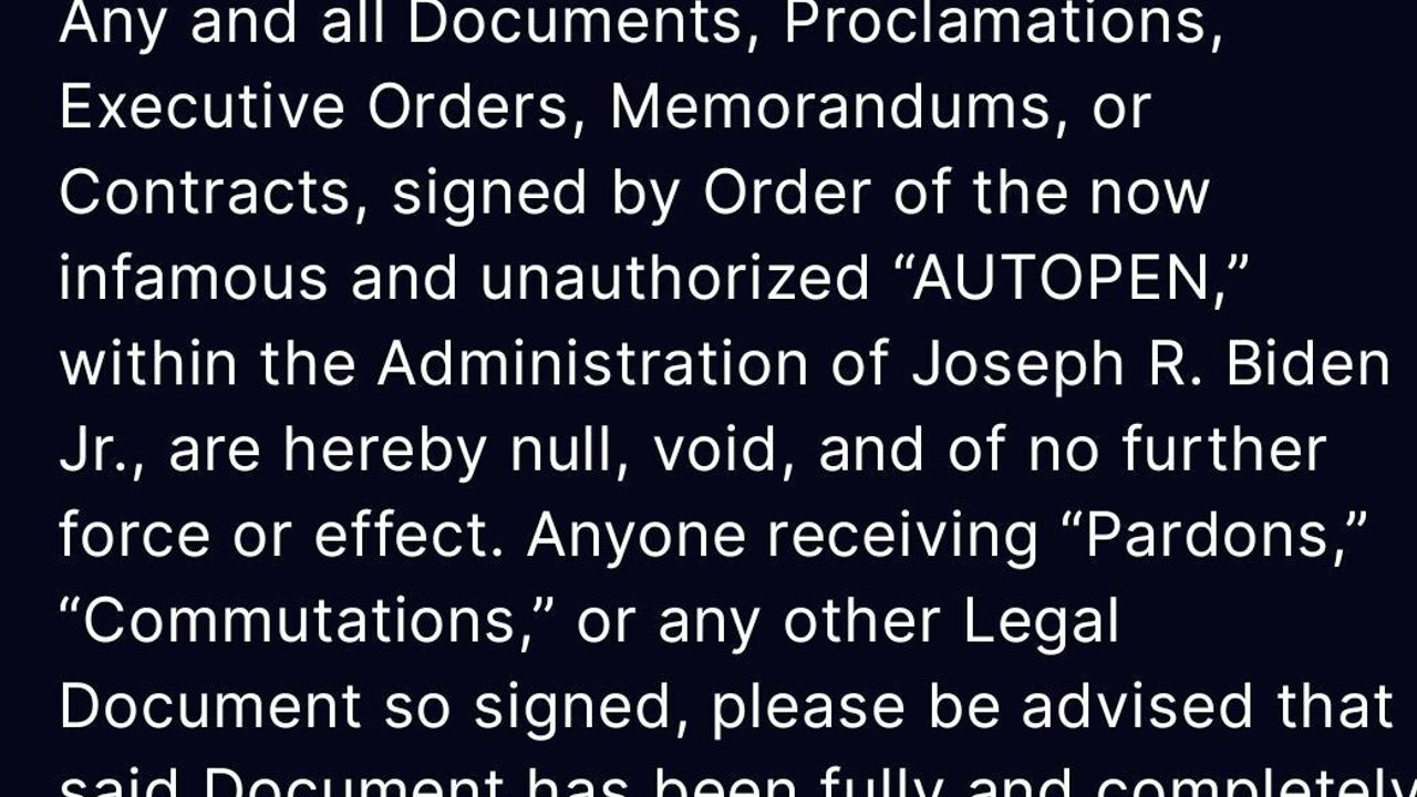 Trump: Biden Döneminde 'Autopen' ile İmzalanan Tüm Belgeler Geçersiz