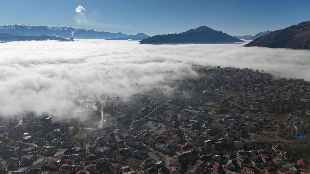 Tufanbeyli'de Sis Kartpostallık Görüntüler