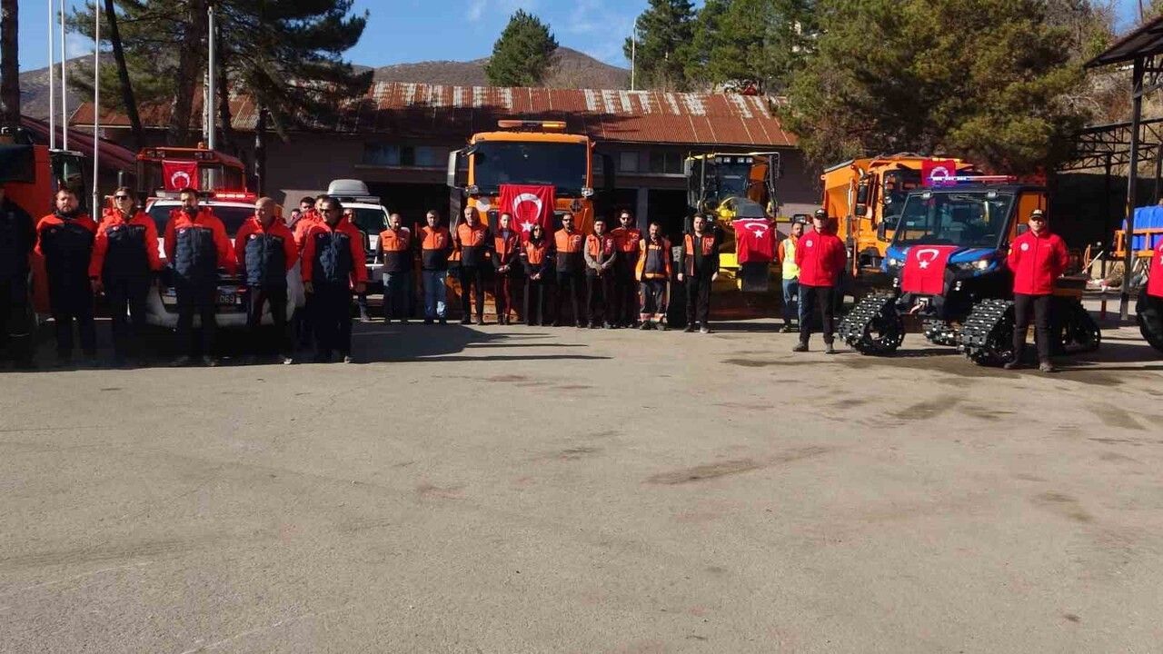 Tunceli Kışa Hazır: 200 Araç, 842 Kurtarma Personeliyle Seferberlik