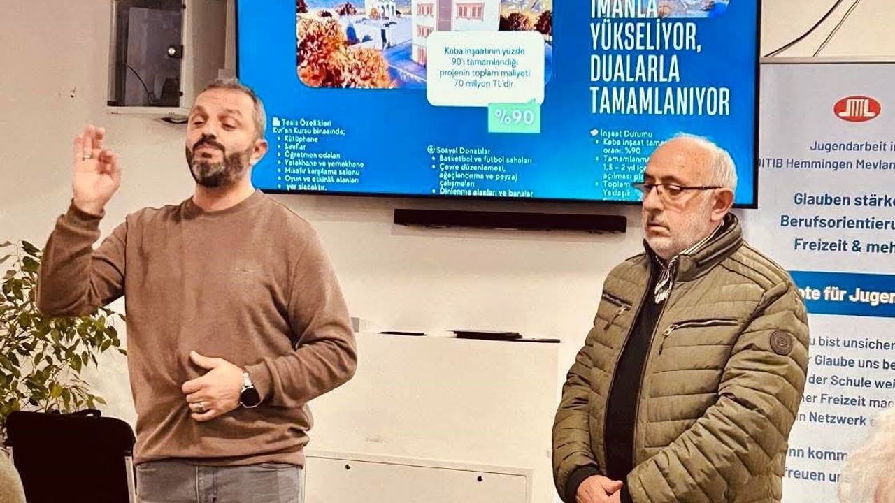 Türkeli Erkek Yatılı Hafızlık Kur’an Kursu ve Camii Projesi Almanya’da Tanıtıldı