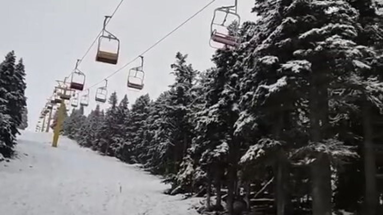 Uludağ'da Kar Sürüyor: Bursa için Sarı Kod Uyarısı