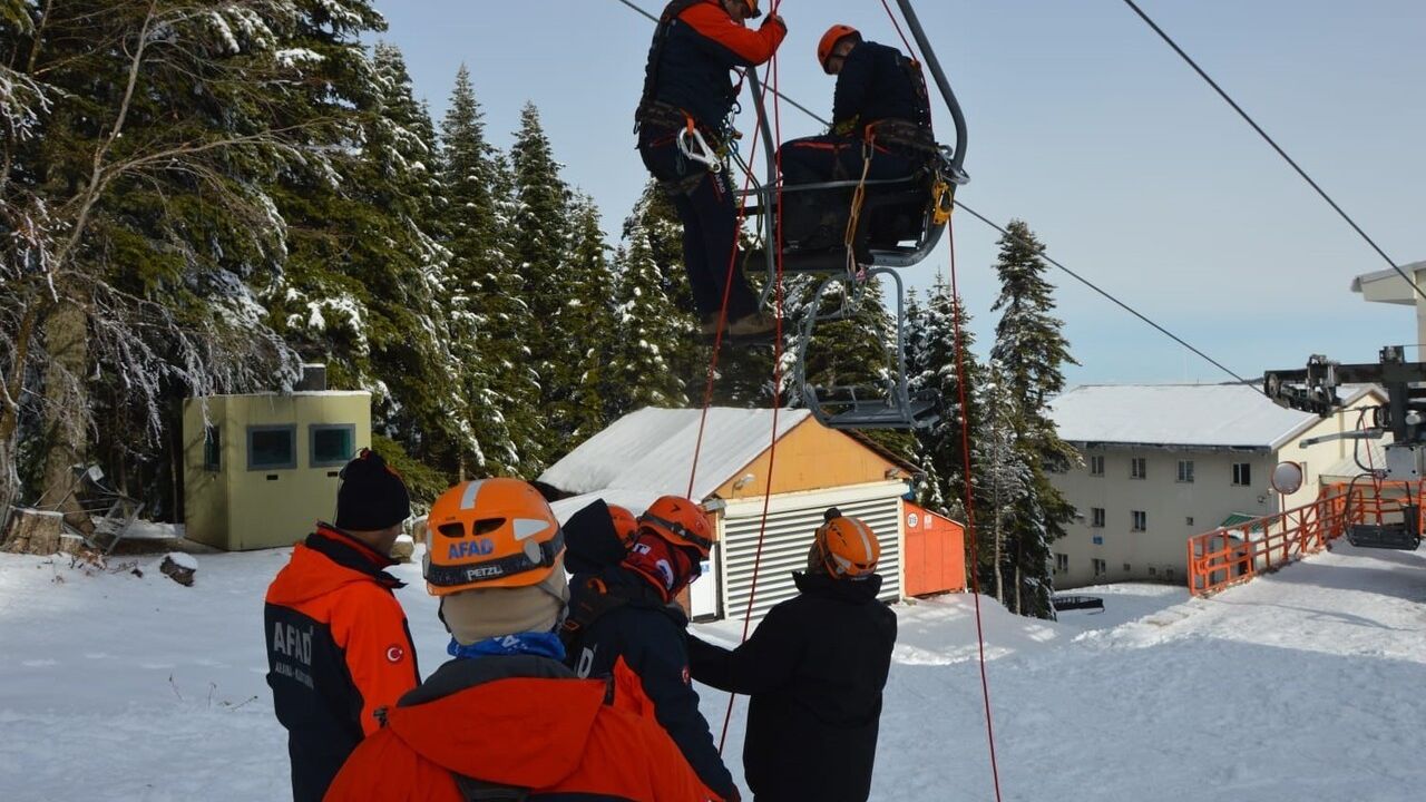 Uludağ'da Tatbikat Gerçeği Aratmadı: AFAD ve JAK Kurtarma Gösterisi