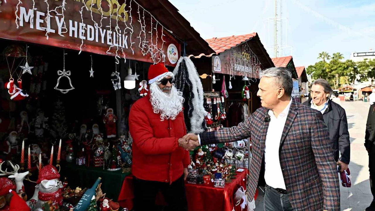 Ümit Uysal'dan Yeni Yıl Çarşısı'na Davet — Muratpaşa'da Yılbaşı Coşkusu