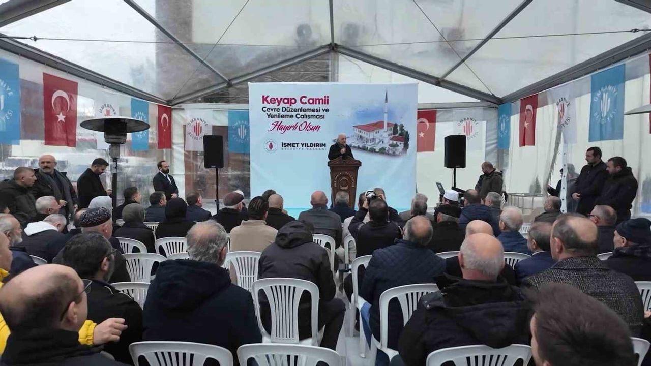 Ümraniye Keyap Camii Yenileme Çalışmaları Tamamlandı