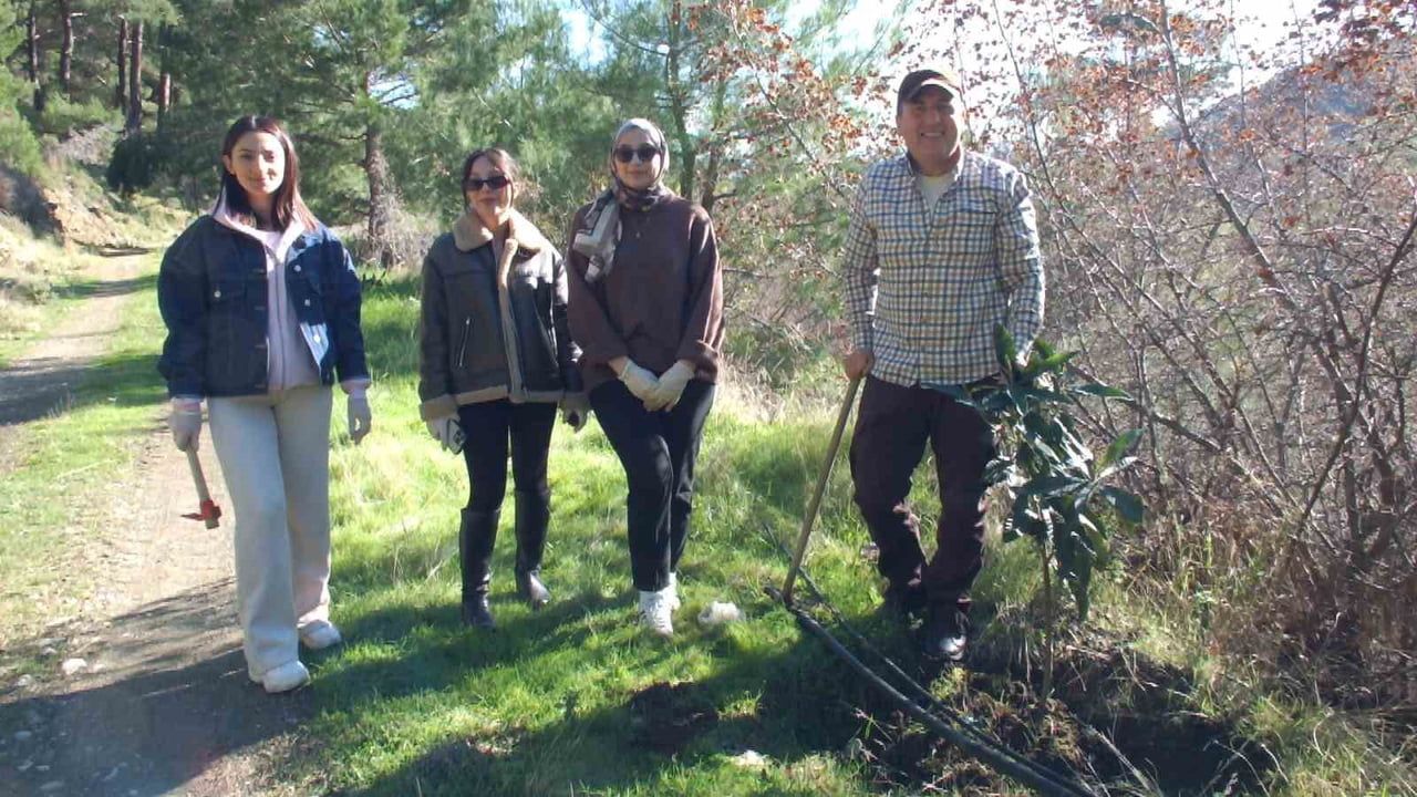 Üniversiteli Gençler Kazdağları Bal Ormanı’nda Kestane ve Fidan Dikti