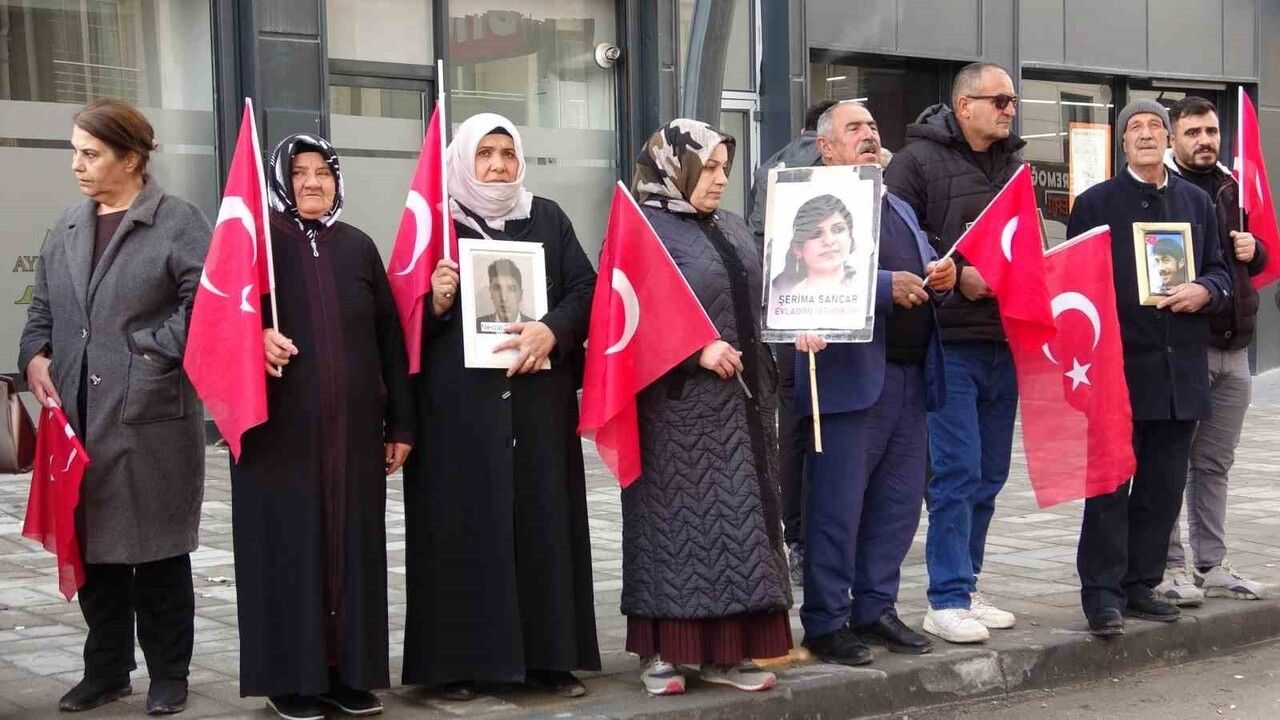Vanlı annelerin evlat nöbeti 114’üncü haftasında: 35 aile DEM Parti önünde