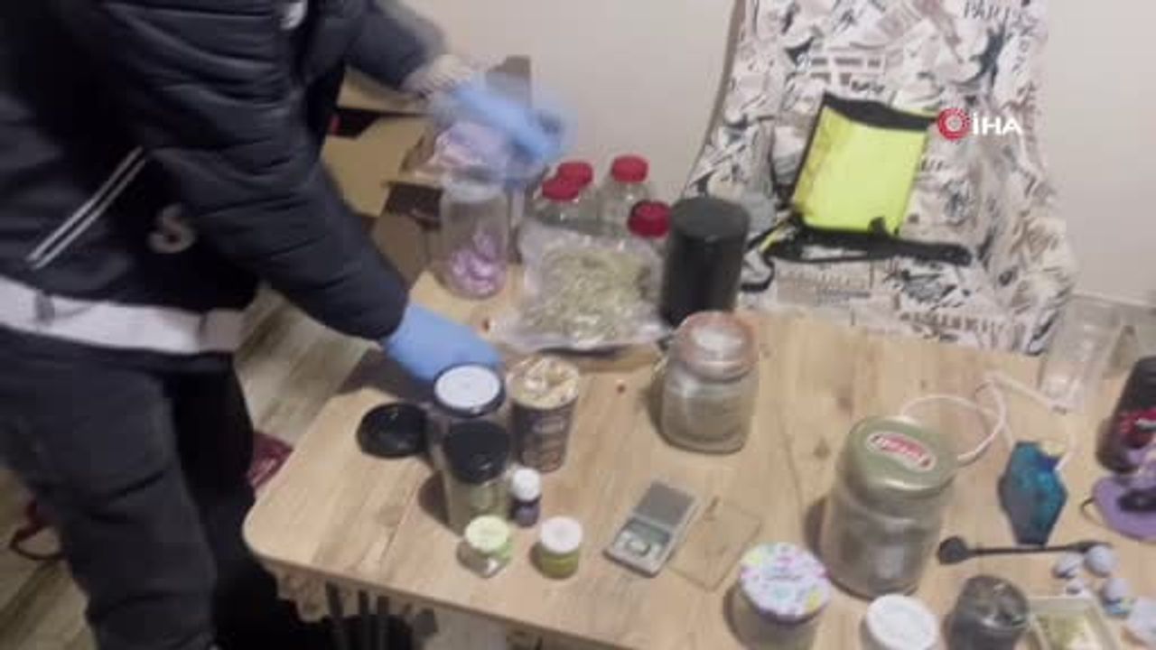 Villada kenevir üreten sevgililer yakalandı: 4 kilo uyuşturucu ele geçirildi