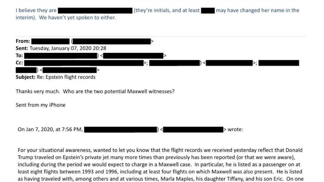 Yeni Epstein Belgeleri: Trump’ın Özel Jette Defalarca Uçtuğu İddia Edildi