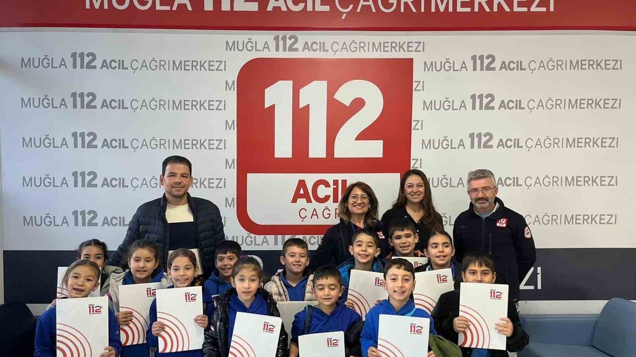 Yenice İlkokulu Öğrencileri 112 Acil Çağrı Merkezi'ni Ziyaret Etti