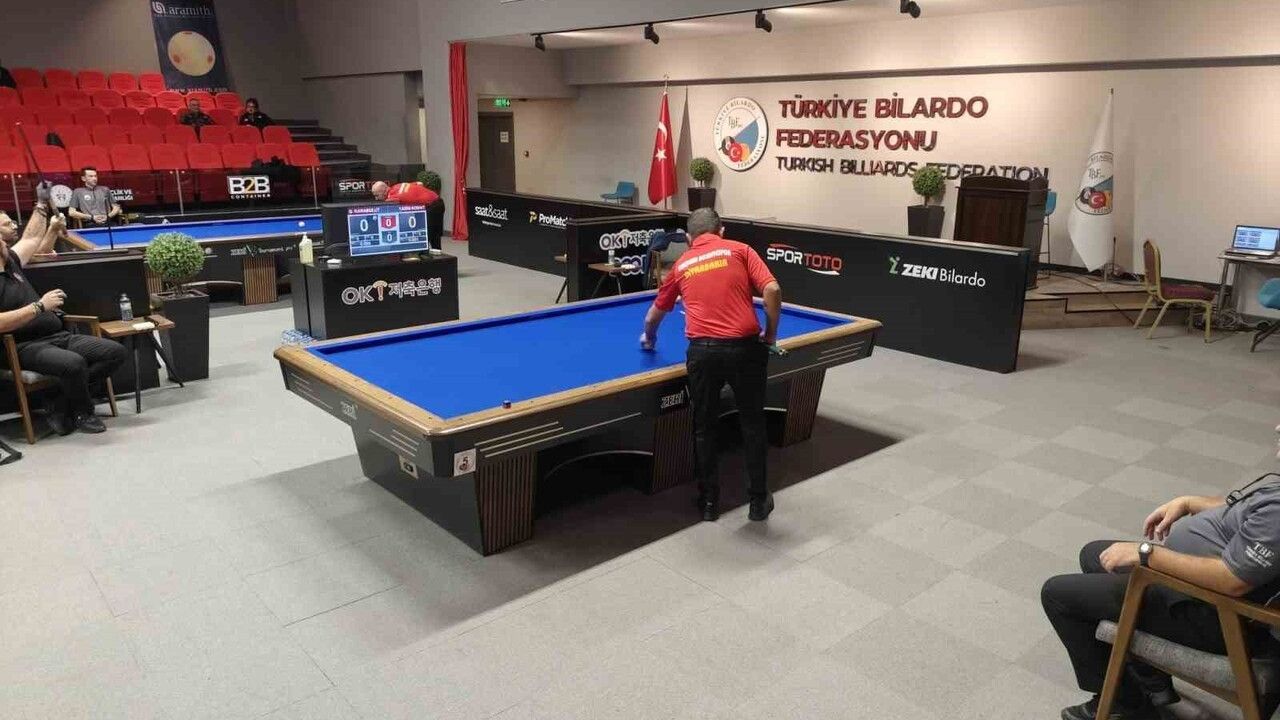 Yenişehir Belediyesi Bilardo Takımı İlk Turda Birinci Tamamladı