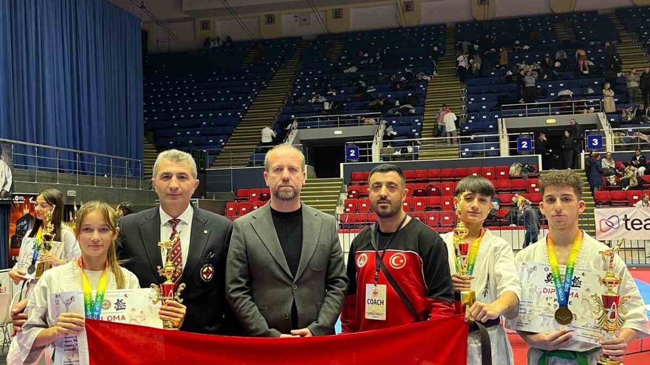Yıldırım'dan Bükreş'te Kyokushin Zaferi: 3 Madalya