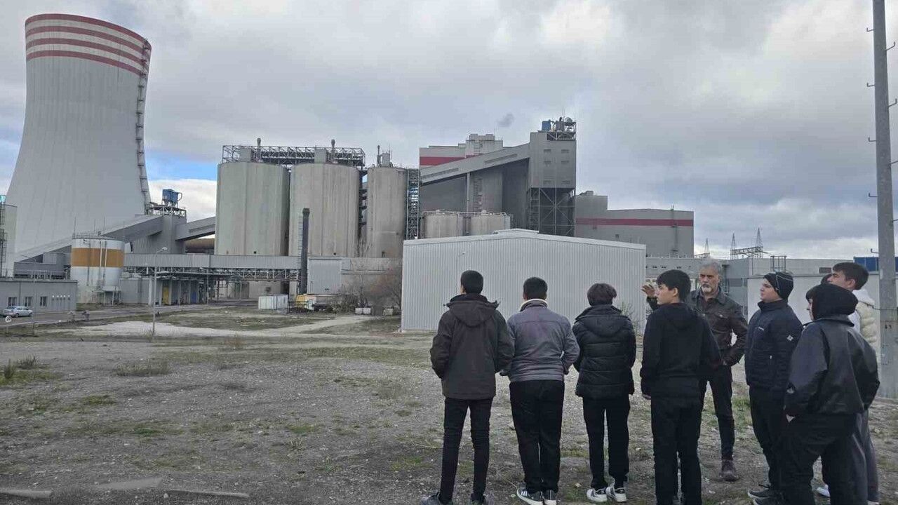 Yunus Emre Termik Santraline Teknik Gezi — Mesleki ve Teknik Anadolu Lisesi