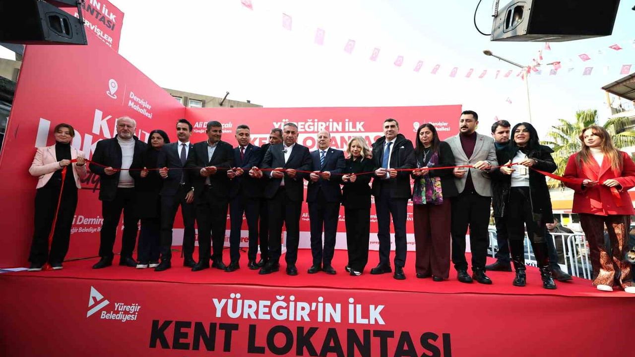 Yüreğir'in İlk Kent Lokantası Dervişler'de Açıldı