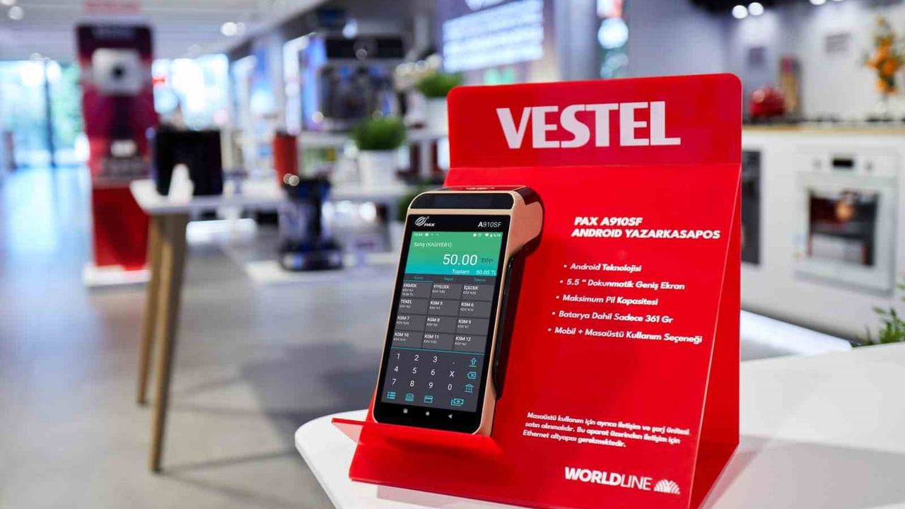 A910SF Android YazarkasaPOS Vestel'de: 1.200 Mağazada Satışta