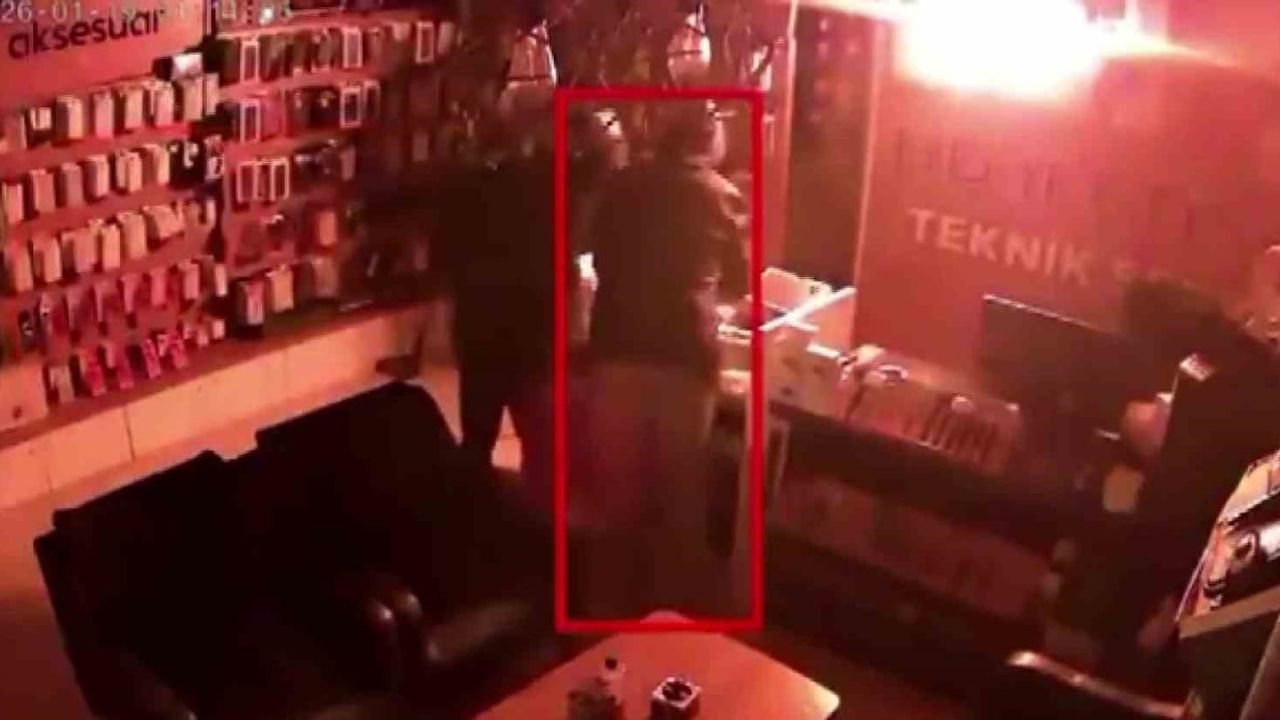 Adana'da Telefoncuya Parke Taşıyla Saldırı: Hırsızlık Anları Kamerada