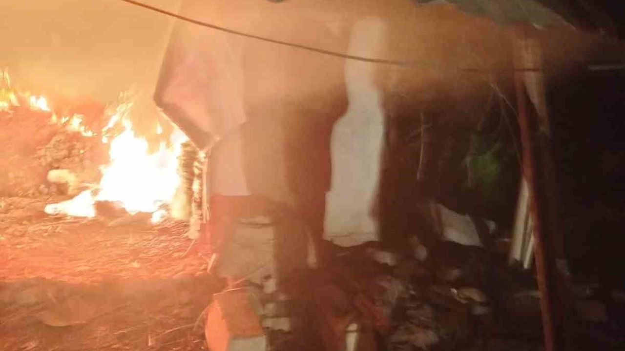 Afyonkarahisar Şuhut'ta Kursun Odunluk Deposunda Yangın Paniğe Neden Oldu