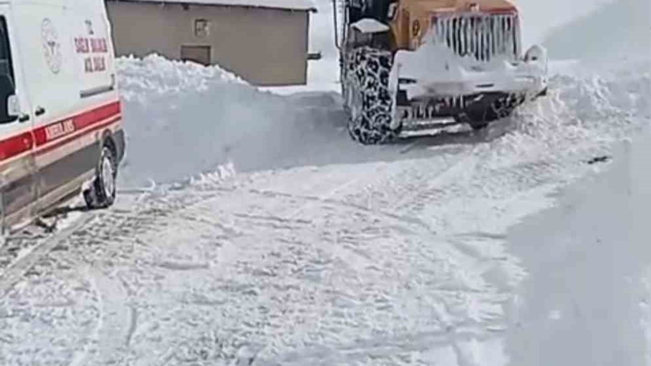 Ağrı'da Kar Engeli Aşıldı: Köylerde Rahatsızlanan Hastalara Ekipler Seferber