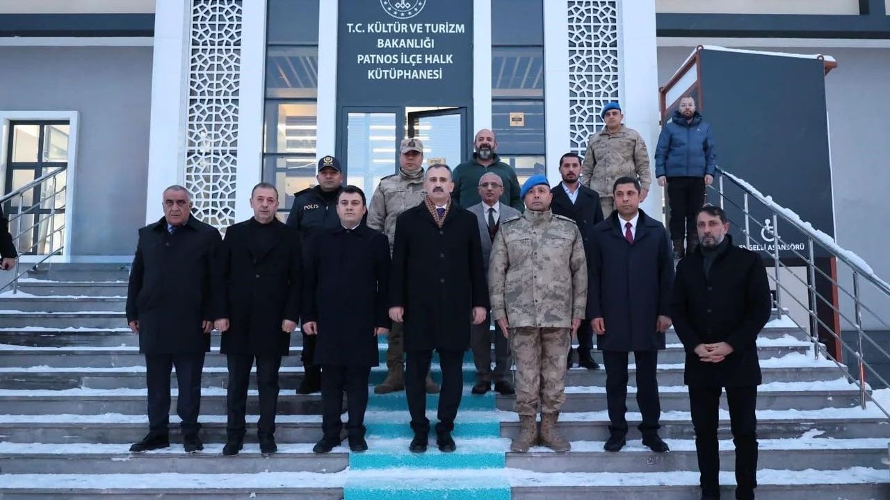 Ağrı Valisi Önder Bozkurt Patnos'ta: Halk Kütüphanesi ve Esnaf Ziyareti