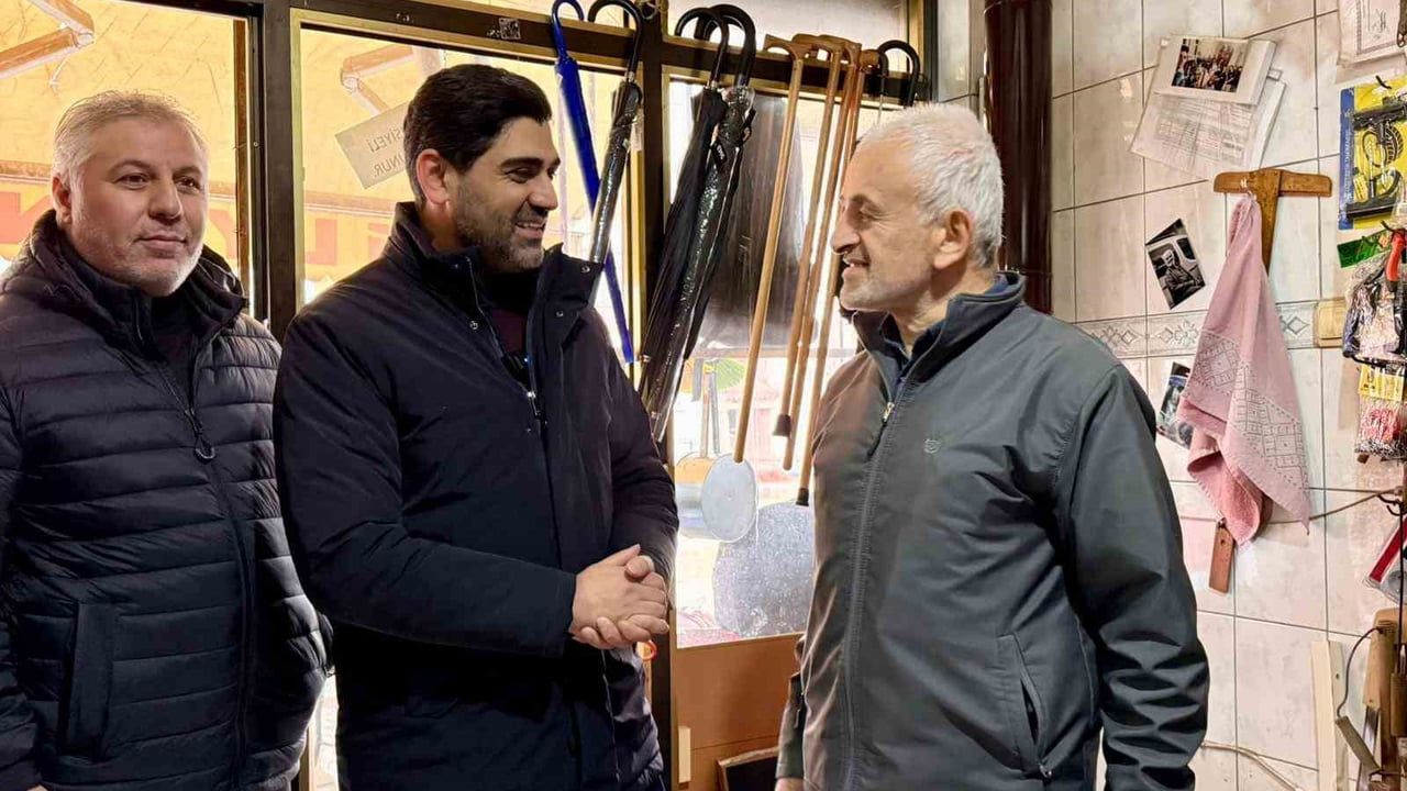 AK Parti Karabük İl Başkanı Ferhat Salt'tan Betim İş Merkezi'nde Esnaf Ziyareti