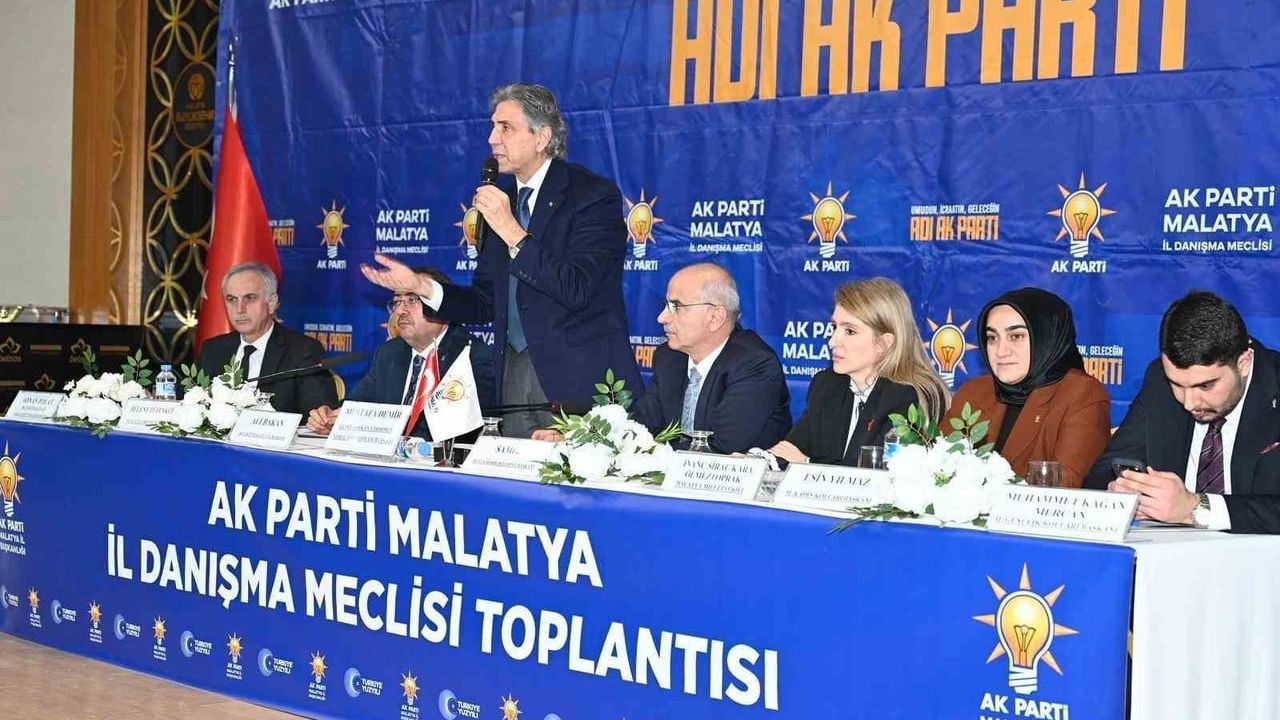 AK Parti Malatya İl Danışma Meclisi'nde Yerel Yönetim Vurgusu