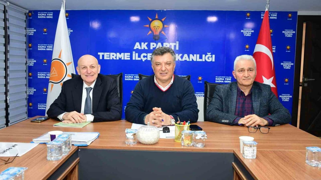 AK Parti Terme: İsa Baş ve Şenol Kul'dan 'Başkanımızın Yanındayız' Mesajı