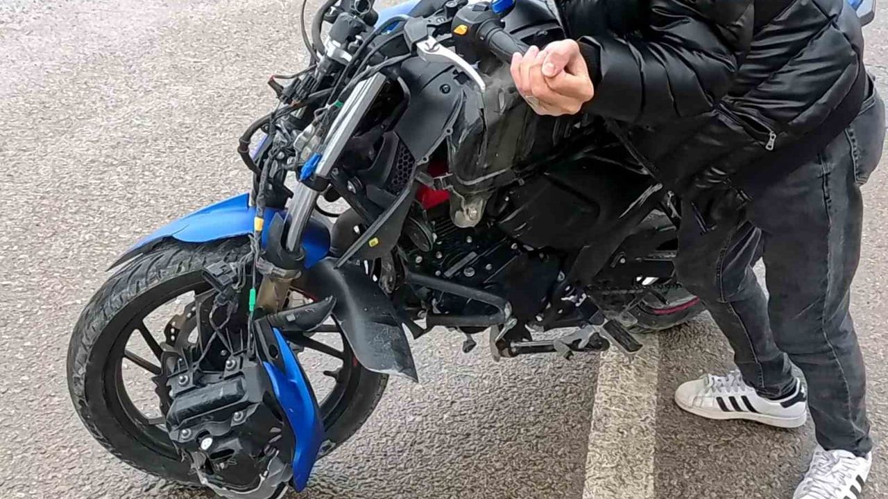 Aksaray'da motosiklet kazası: 16 yaşındaki ehliyetsiz sürücü ağır yaralandı