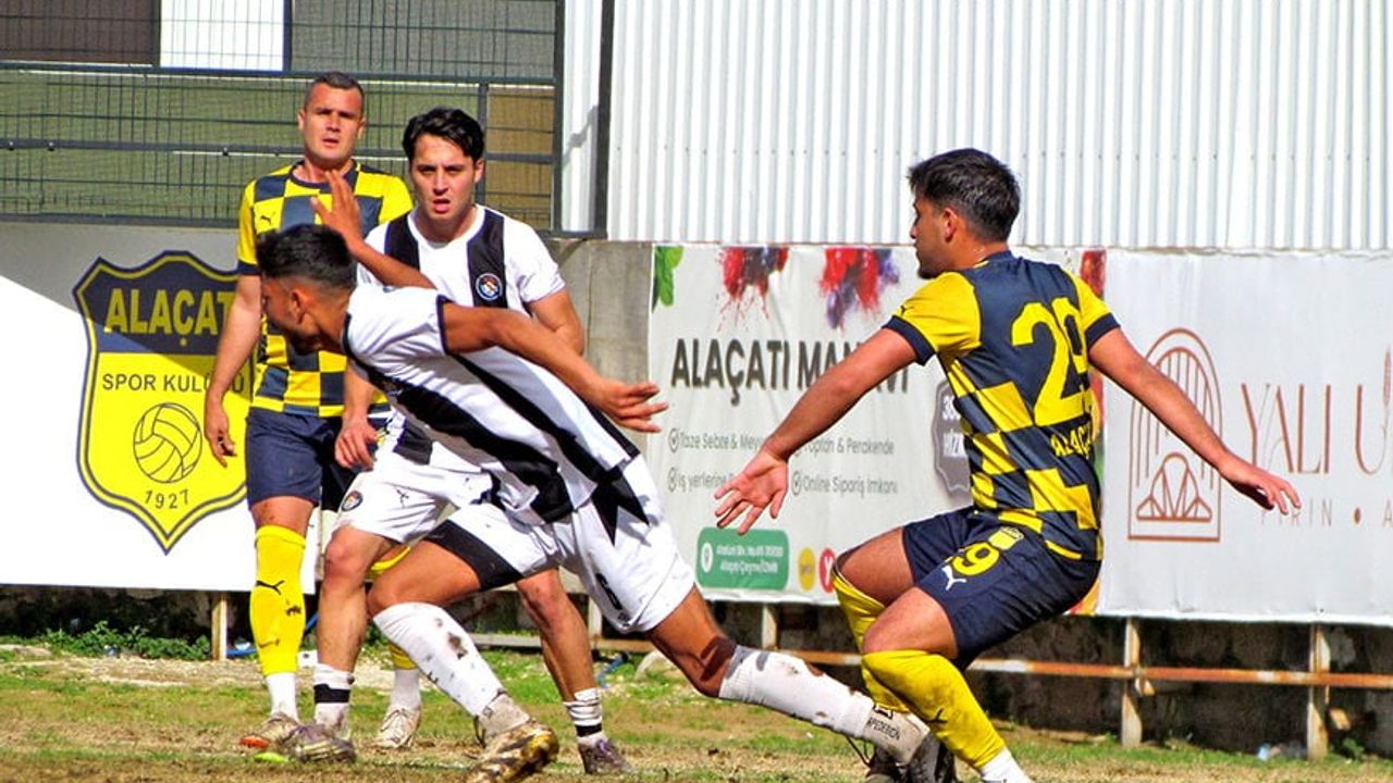 Alaçatıspor - Çeşme Belediyespor 2-2 | İzmir Süper Amatör Derbi Berabere