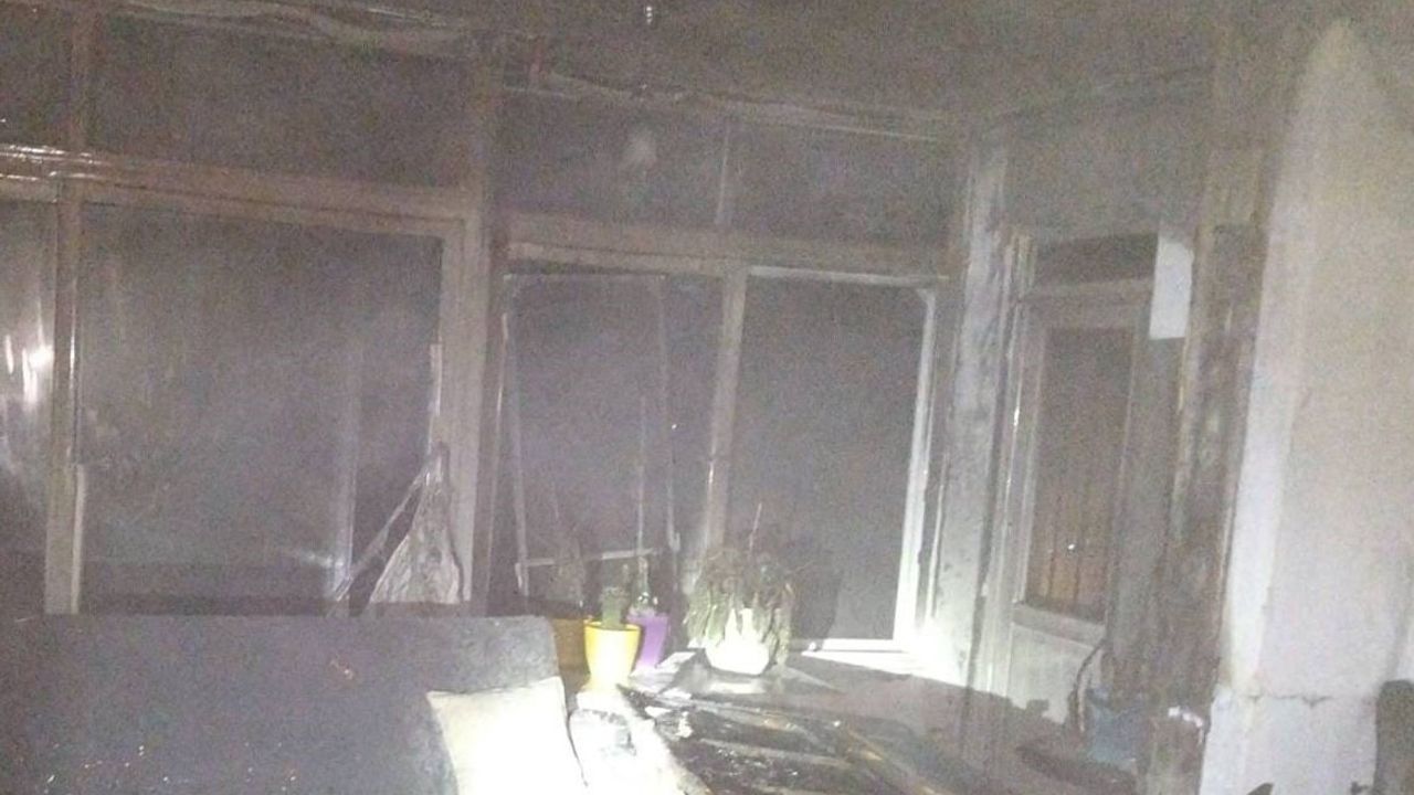 Alanya Konaklı'da Müstakil Evde Yangın Söndürüldü