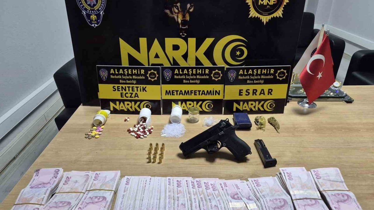 Alaşehir'de Uyuşturucu Operasyonu: 1 Tutuklama, 120 bin TL Ele Geçirildi