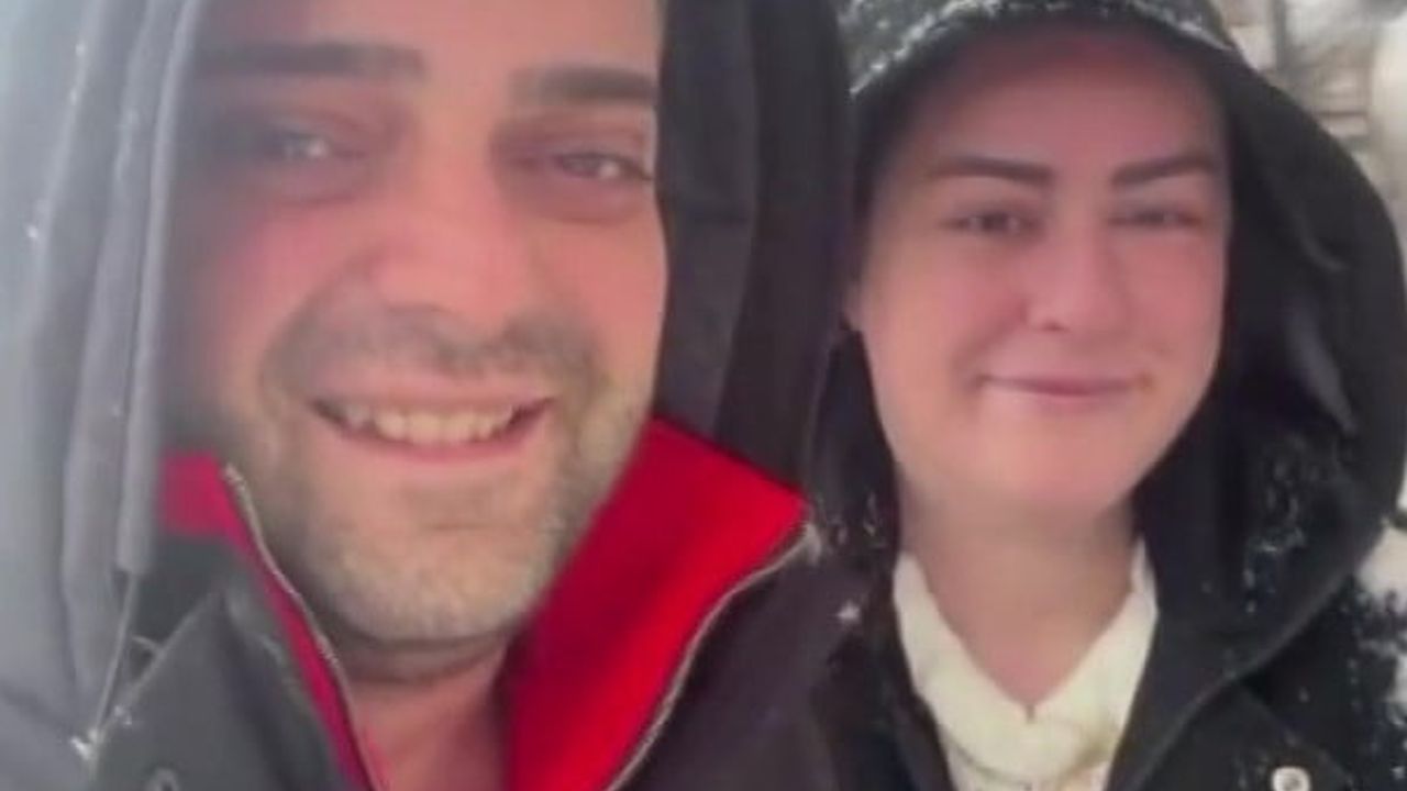 Amasya'da Selfie Kabusu: Otelde Tentedeki Kar Aniden Üstlerine Döküldü