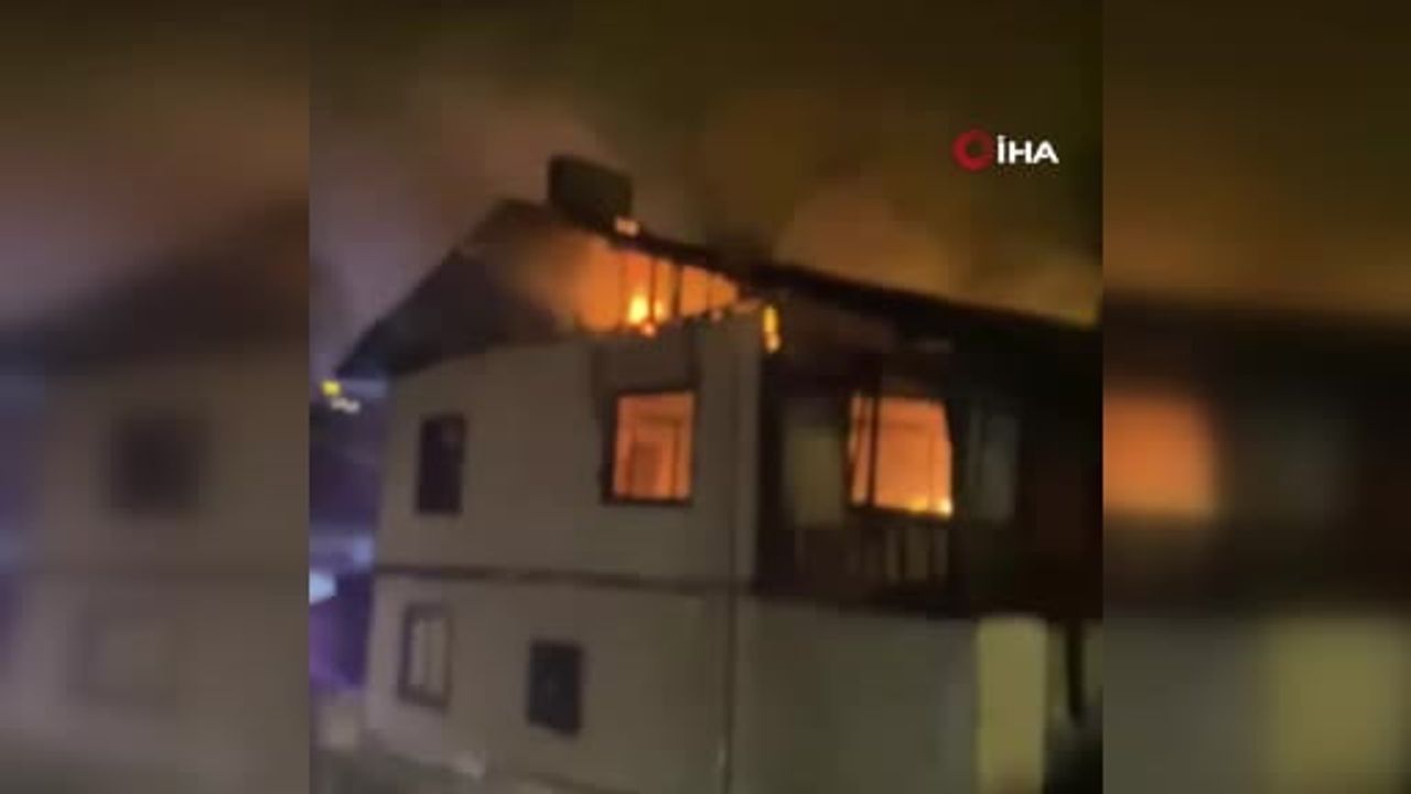 Ankara Beypazarı’da Ahşap Ev Yangını: 6 Ev Kullanılamaz Hale Geldi