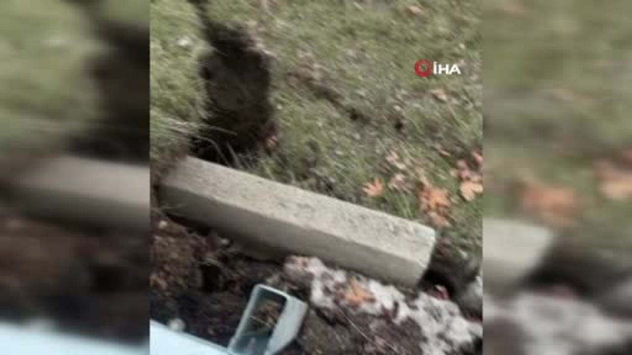 Ankara Beypazarı'nda Toprak Kayması: Boztepe Yolu Trafiğe Kapandı