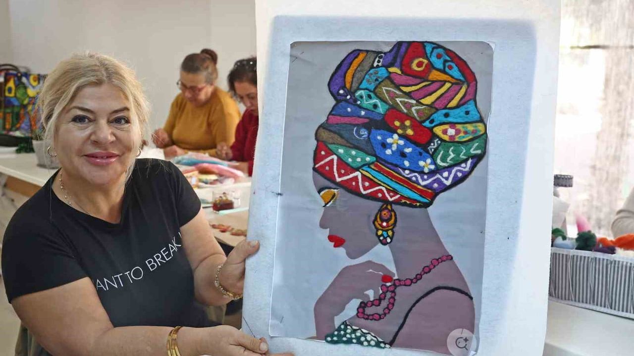 Antalya ATASEM'de Geleneksel Sanatlar Keçe, Seramik ve Ahşapla Canlanıyor