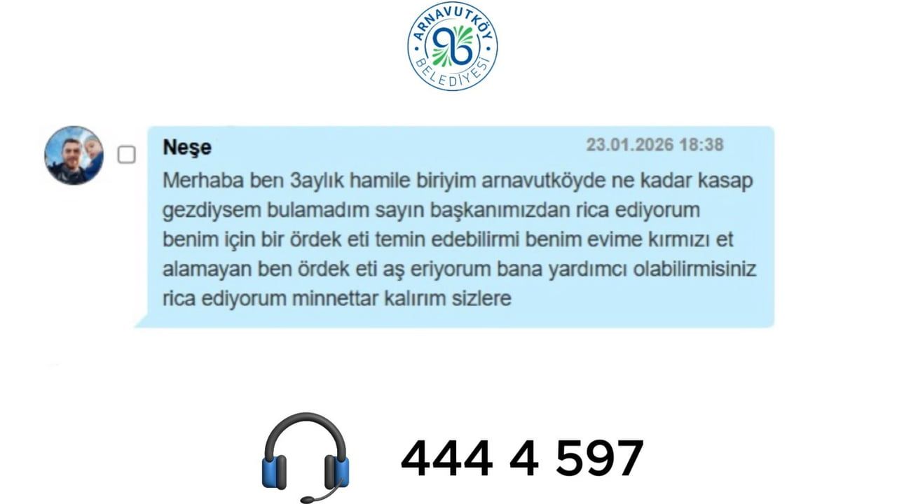 Arnavutköy'de Hamile Vatandaşın 'Ördek Eti' Talebine Başkan Candaroğlu Hızlı Müdahale