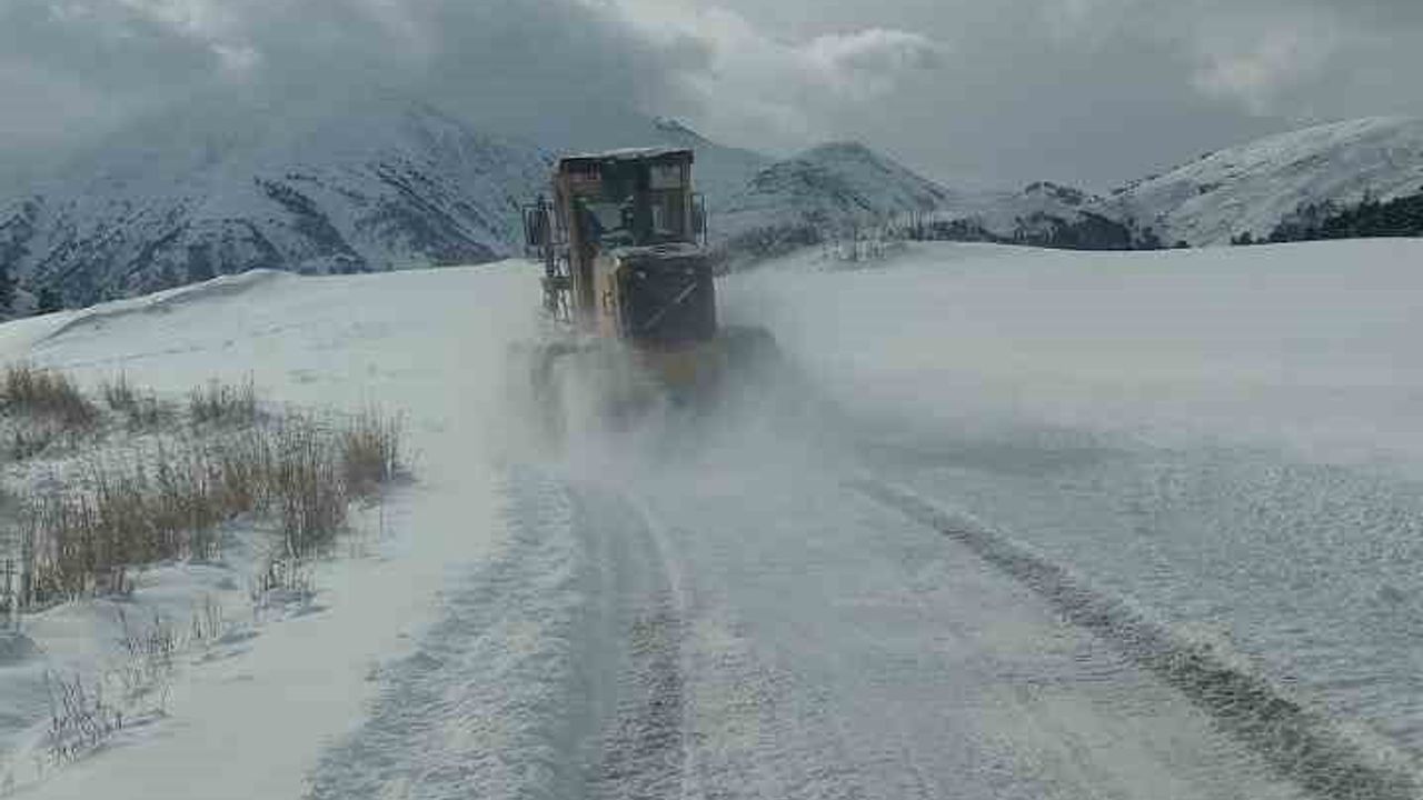 Artvin'de Kar Etkisi: 34 Köy Yolu Ulaşıma Kapandı