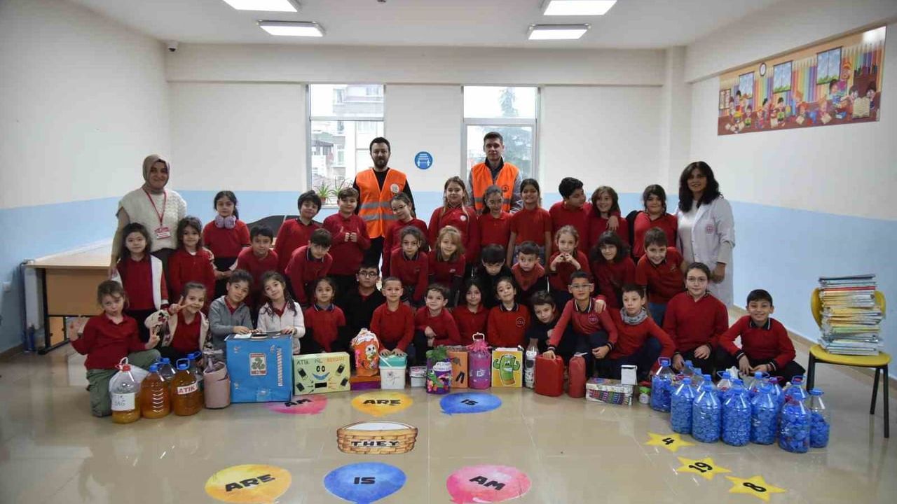 Atakum Belediyesi'nden Öğrencilere Sıfır Atık Farkındalığı