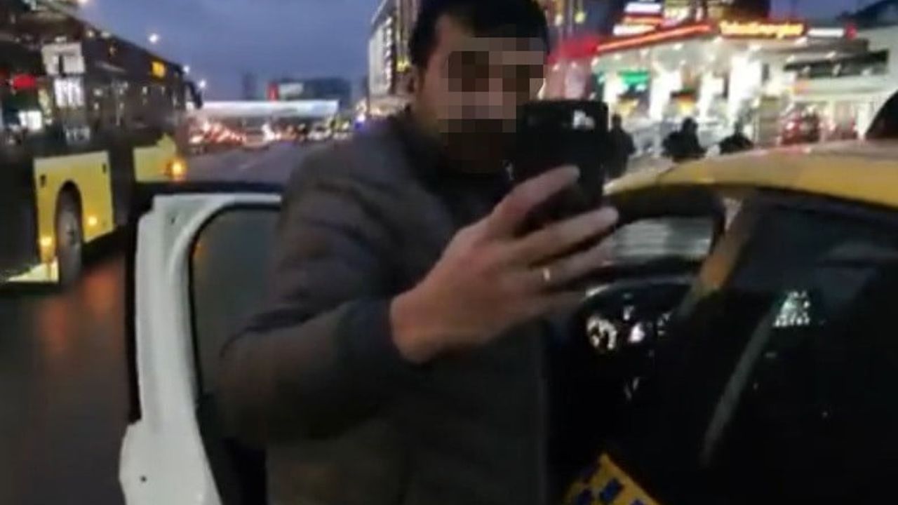 Ataşehir'de Taksi Krizi: 34 TGV 83 Plakalı Sürücü Engelli Yolcuları İndirdi