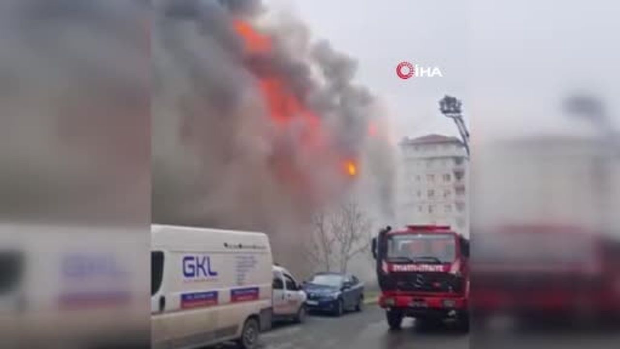 Ataşehir Ferhatpaşa'da İş Yeri Yangını