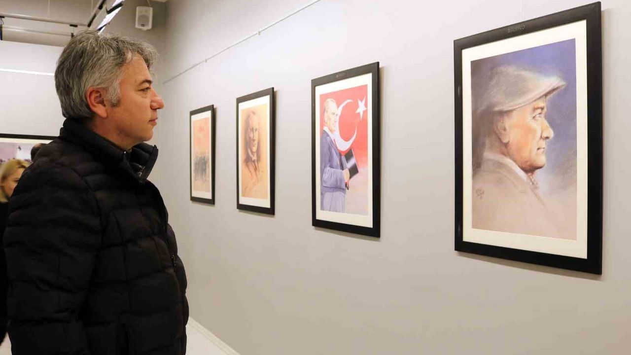 Atatürk’ün Gaziantep Gelişinin 93’üncü Yılında Etem Çalışkan Sergisi